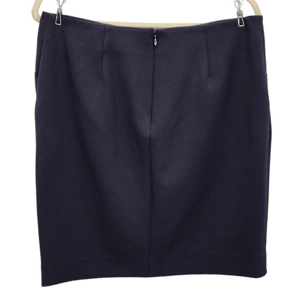 Diane Von Furstenberg Camisha DFV Black Ribbed Short Camisha Skirt Womens 10 - Picture 3 of 10